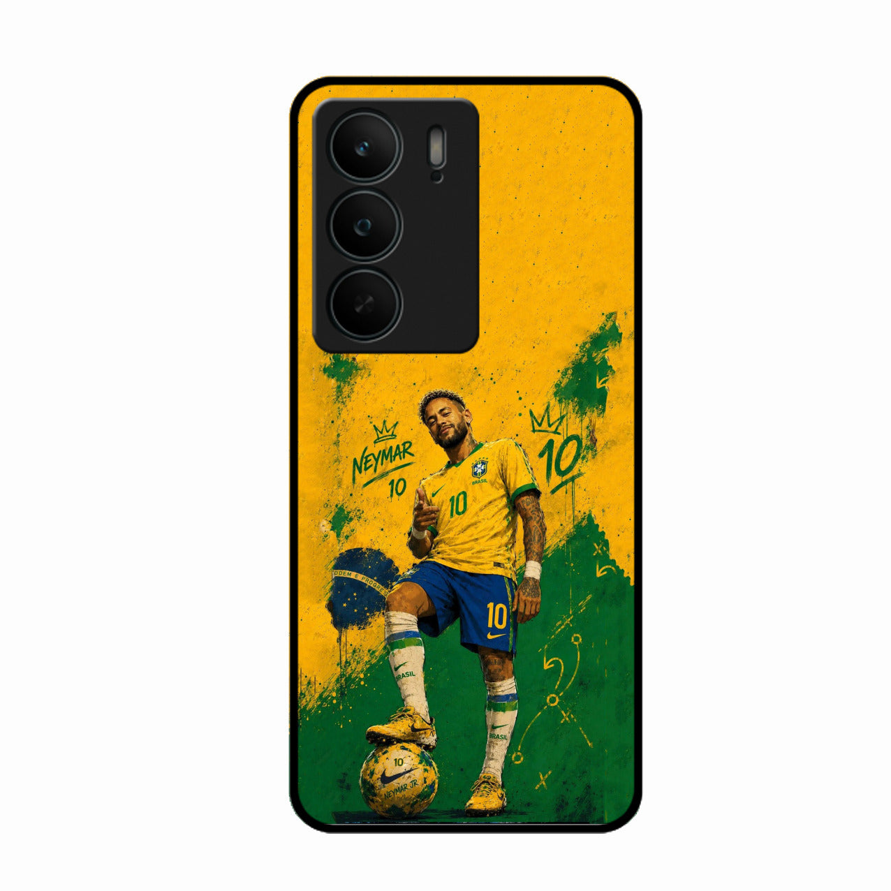 Golden Striker Glass Phone Case for Realme C75 5G