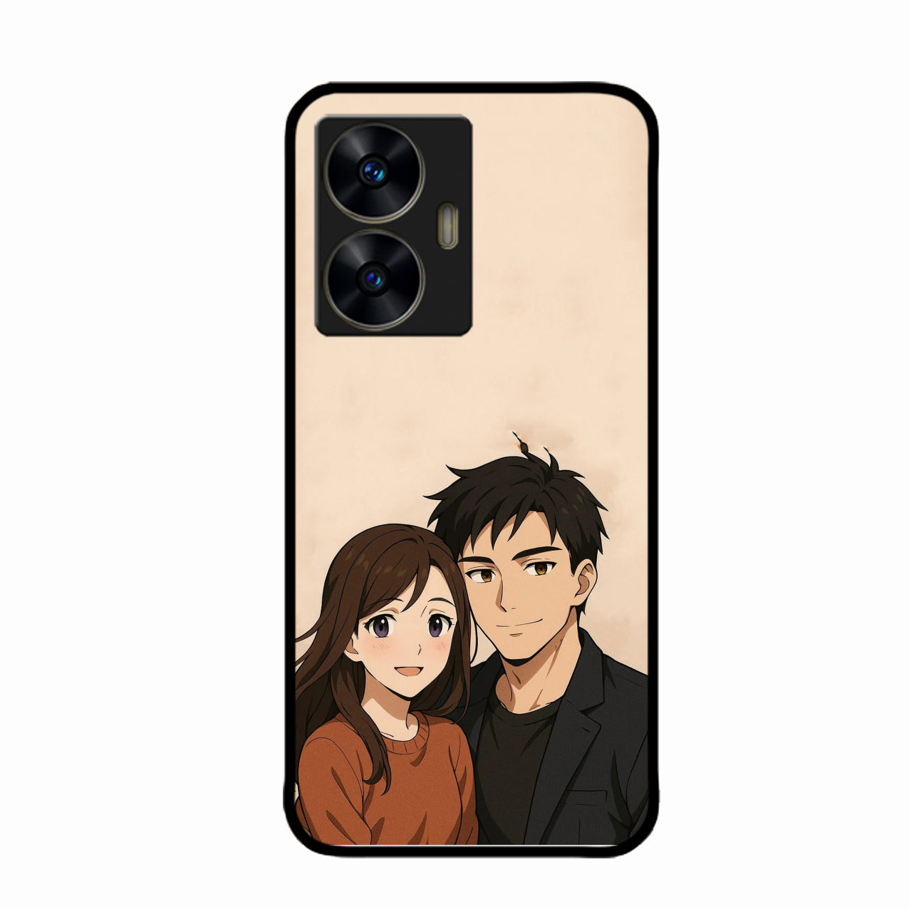 Custom Personalised Art Photo Glass Case for Realme C55