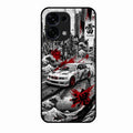 Japanese Wave Drift Racing Premium Glass Phone Case for Oppo F31 5G