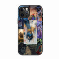 Eternal Radha Krishna Love Glass Phone Case for iPhone 16 Pro Max