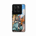 Cartoon Scooter Adventure Premium Glass Phone Case for Motorola Edge 60 Stylus 5G