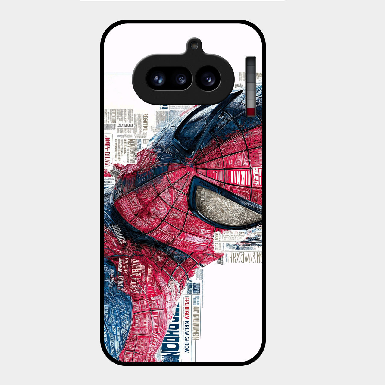 Red Blue Web Hero Glass Phone Cover for Nothing Phone 4A 5G