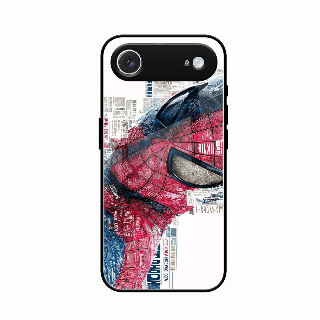 Red Blue Web Hero Glass Phone Cover for iPhone Air