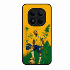 Golden Striker Glass Phone Case for Redmi Note 15 Pro 5G