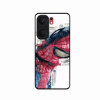 Red Blue Web Hero Glass Phone Cover for iQOO Neo 9 Pro 5G