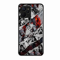 Itachi Uchiha Manga Collage Glass Phone Case for Realme 9I 5G