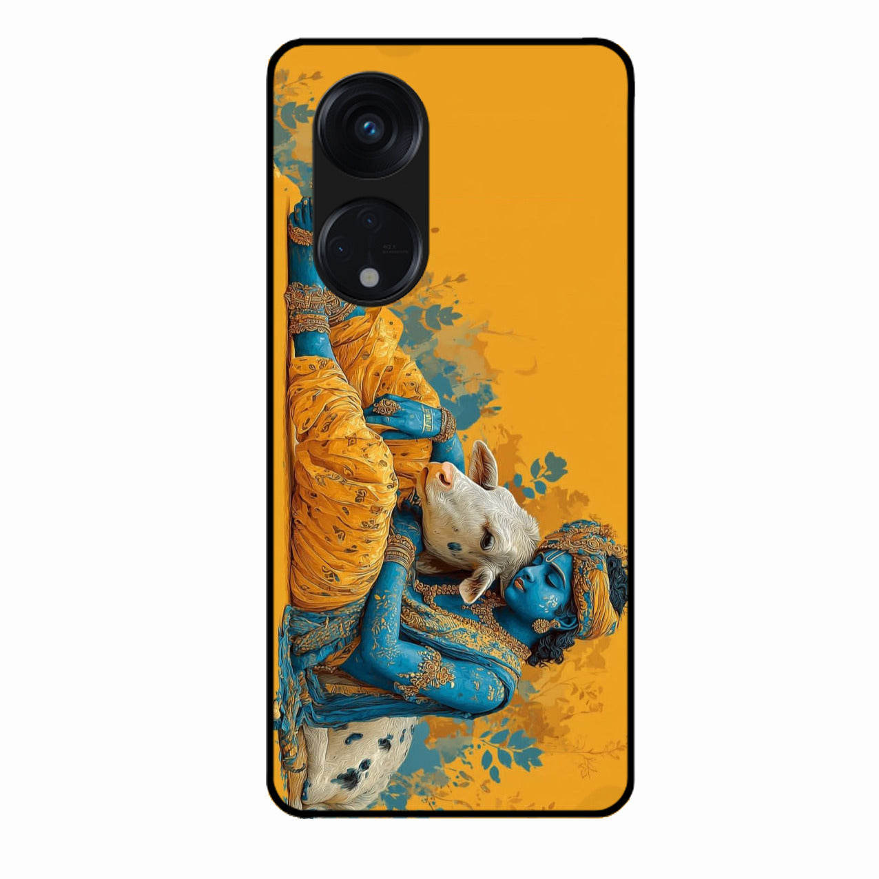 Divine Krishna Gopal Premium Glass Phone Case for Oppo Reno 8T 5G