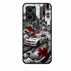 Japanese Wave Drift Racing Premium Glass Phone Case for Redmi 11 Prime 5G - ShopOnCliQ