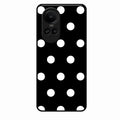 Classic Polka Dot Glass Phone Case for Oppo Reno 10 Pro 5G