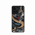 Midnight Dragon Glass Phone Case for Oneplus 10R 5G