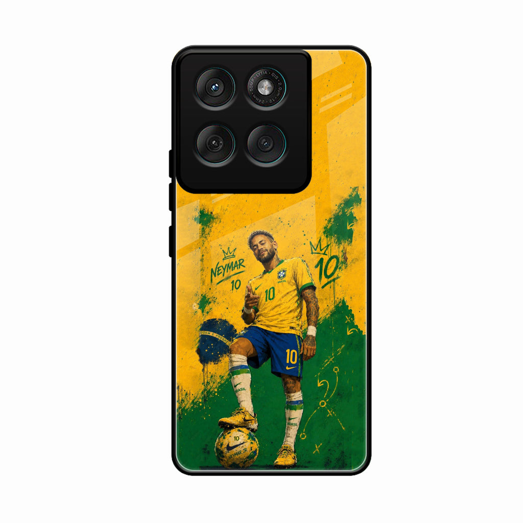 Golden Striker Glass Phone Case for Motorola Edge 60 Fusion 5G