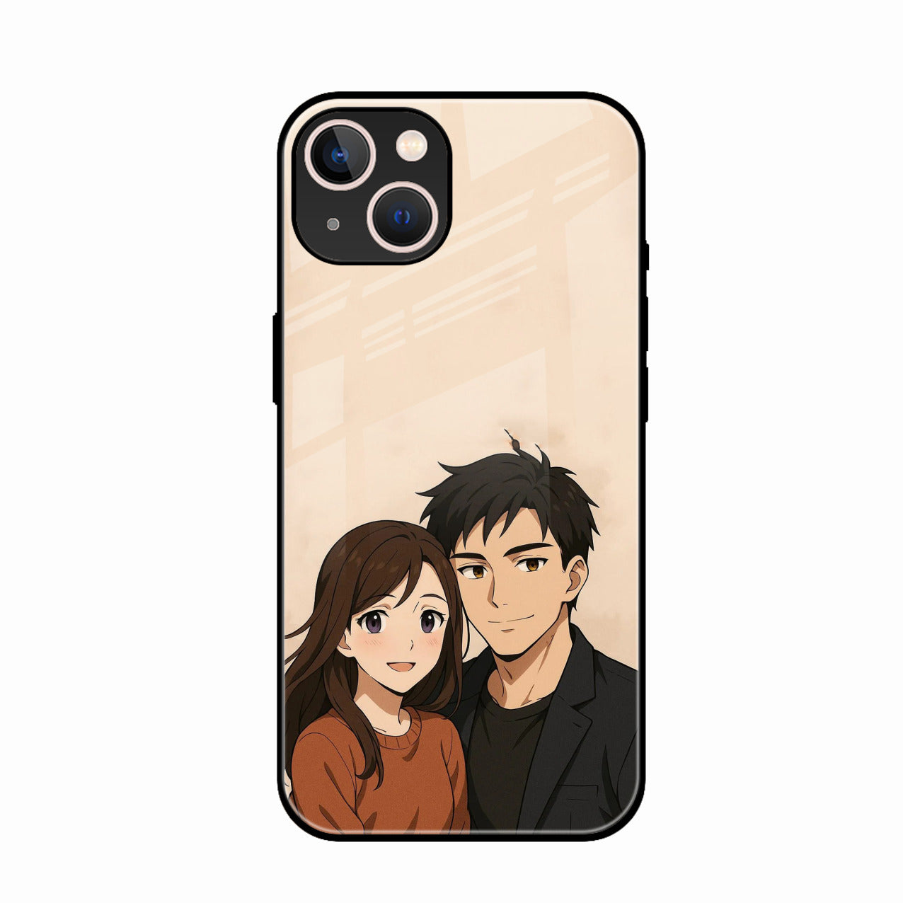Custom Personalised Art Photo Glass Case for iPhone 15 Plus