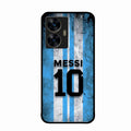 Blue Stripes Number 10 Football Glass Phone Case for Realme C55