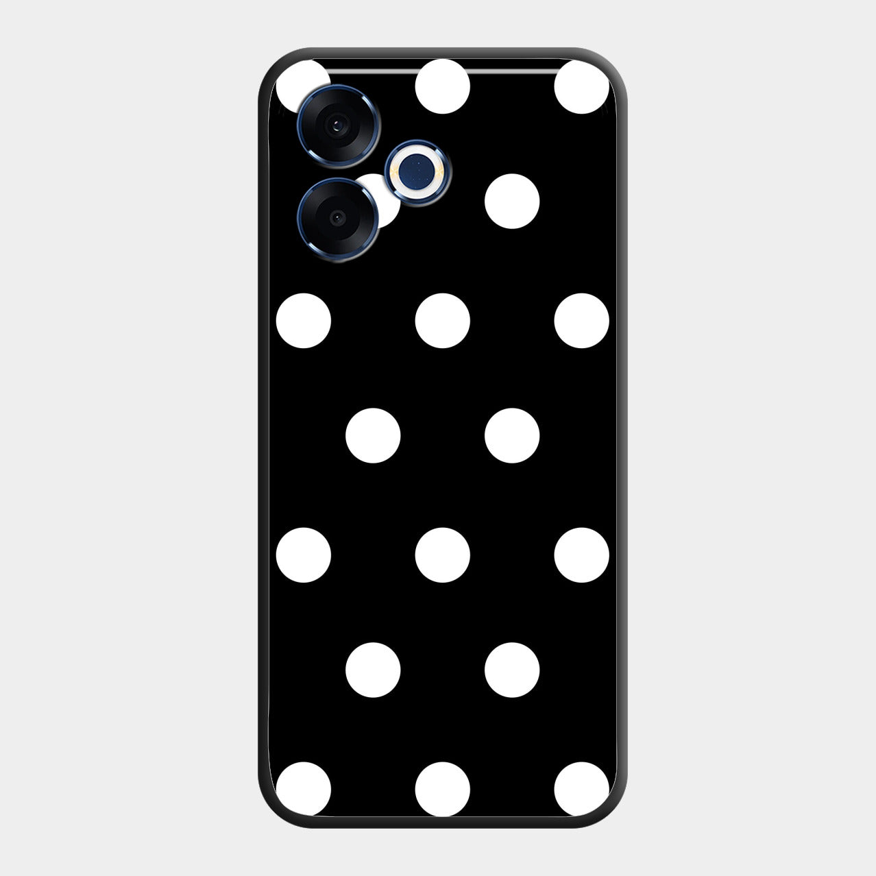 Classic Polka Dot Glass Phone Case for iQOO 9 5G