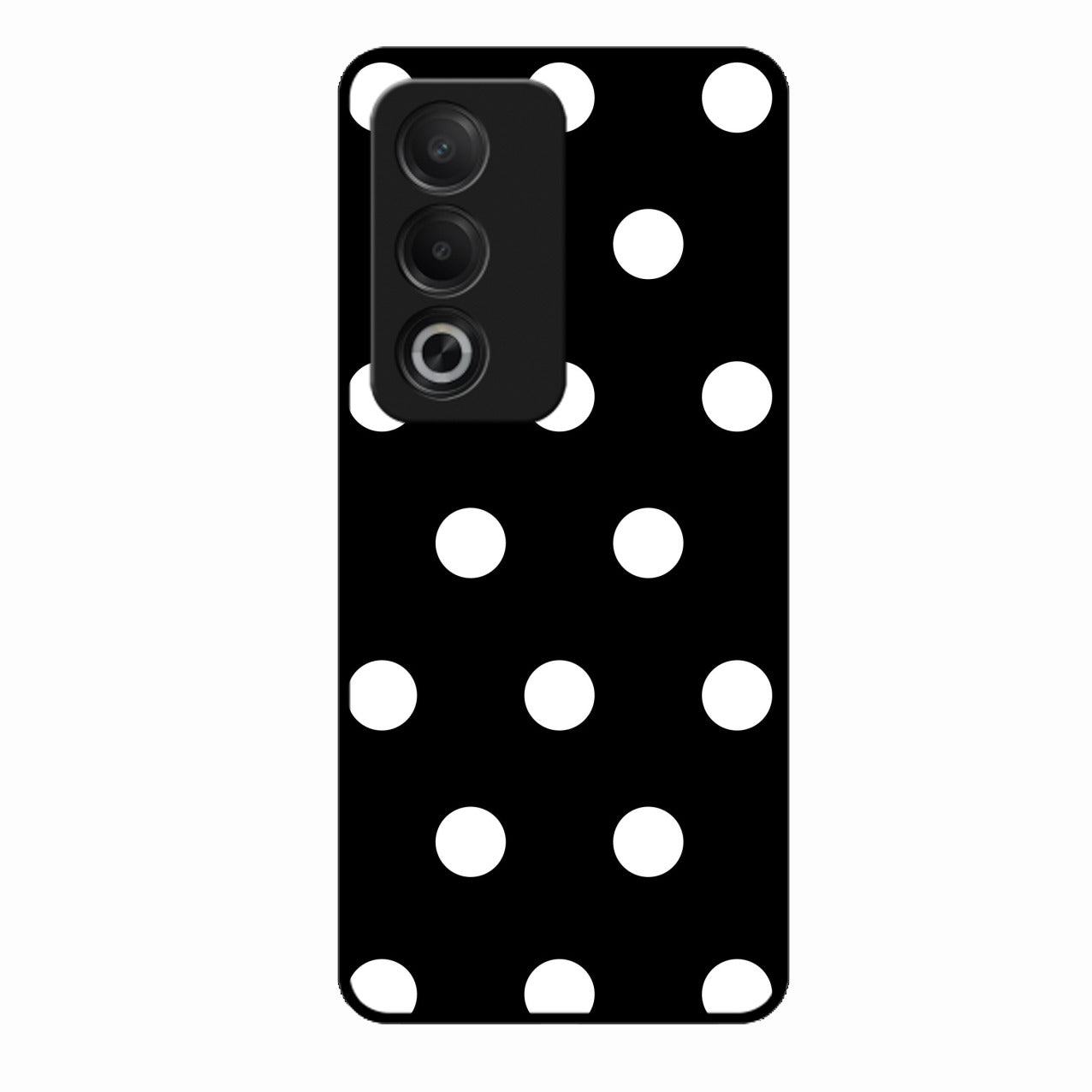 Classic Polka Dot Glass Phone Case for Oppo K12X 5G