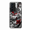 Japanese Wave Drift Racing Premium Glass Phone Case for Realme Narzo 80X 5G