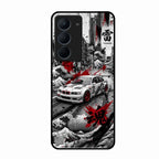 Japanese Wave Drift Racing Premium Glass Phone Case for Realme Narzo 80X 5G