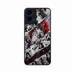 Itachi Uchiha Manga Collage Glass Phone Case for Motorola G45 5G