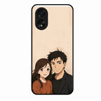 Custom Personalised Art Photo Glass Case for Oppo A38