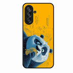 Cute Panda Sketch Premium Glass Phone Case for Samsung Galaxy A17 5G