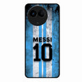 Blue Stripes Number 10 Football Glass Phone Case for Realme 11X 5G