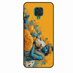 Divine Krishna Gopal Premium Glass Phone Case for Redmi Note 9 Pro Max