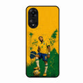 Golden Striker Glass Phone Case for Oppo A78 5G