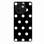 Classic Polka Dot Glass Phone Case for Vivo V30E 5G