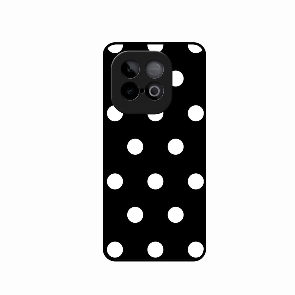 Classic Polka Dot Glass Phone Case for iQOO Neo 10 5G