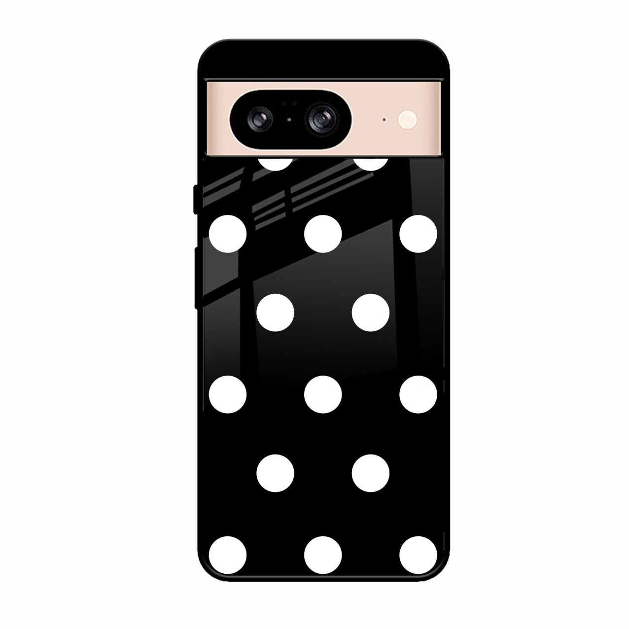 Classic Polka Dot Glass Phone Case for Google Pixel 9 Pro 5G
