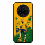 Golden Striker Glass Phone Case for Realme 14 Pro Plus 5G