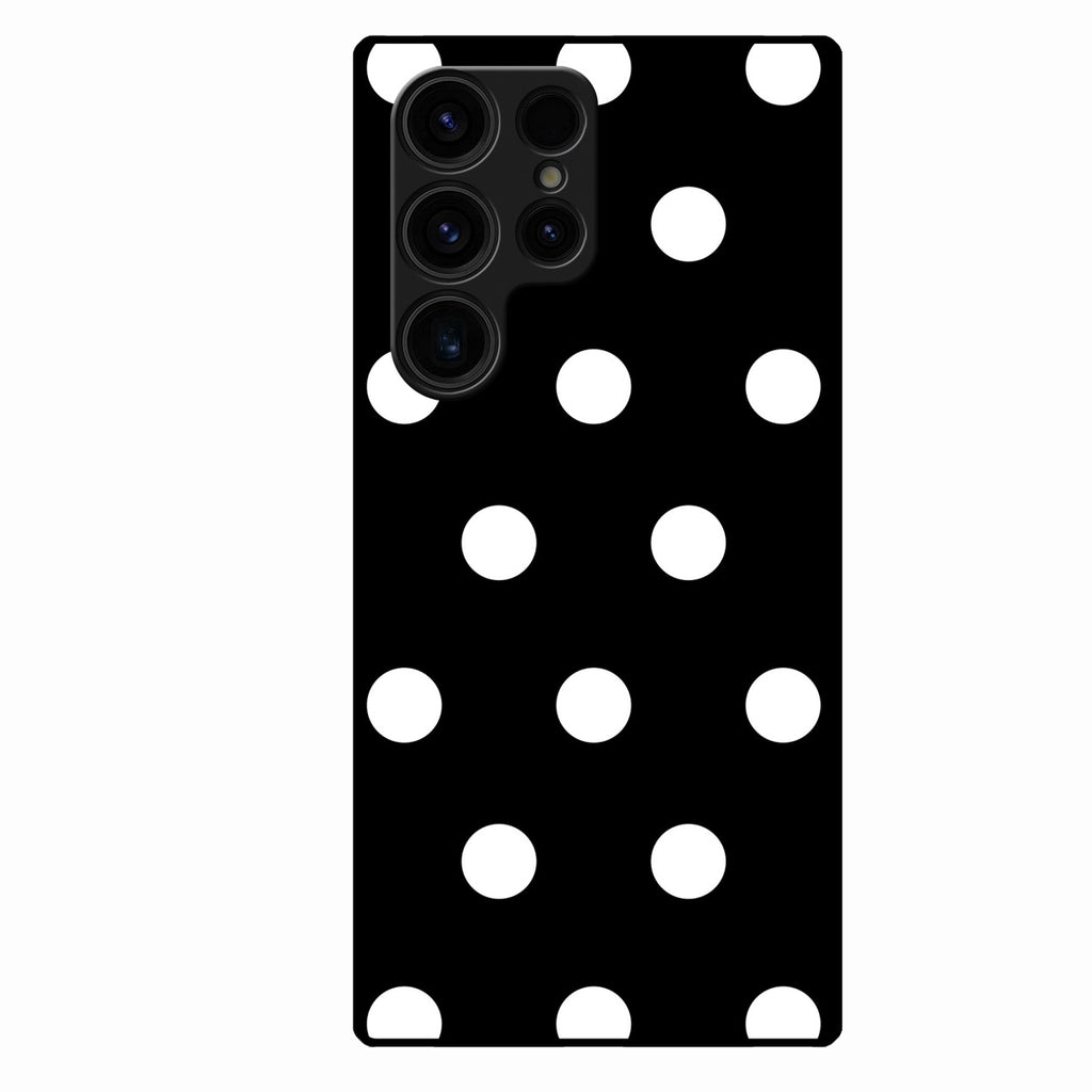 Classic Polka Dot Glass Phone Case for Samsung Galaxy S23 Ultra 5G
