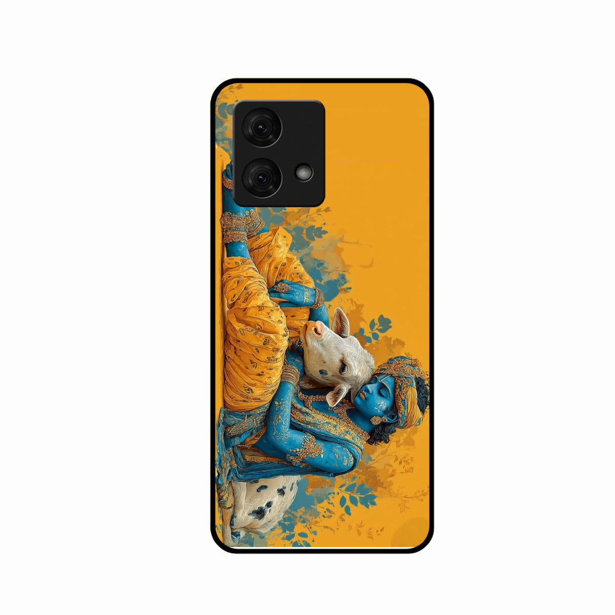 Divine Krishna Gopal Premium Glass Phone Case for Motorola G84 5G