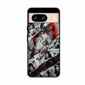 Itachi Uchiha Manga Collage Glass Phone Case for Google Pixel 8 5G
