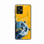Cute Panda Sketch Premium Glass Phone Case for Motorola G64 5G