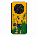 Golden Striker Glass Phone Case for Oppo F31 Pro 5G