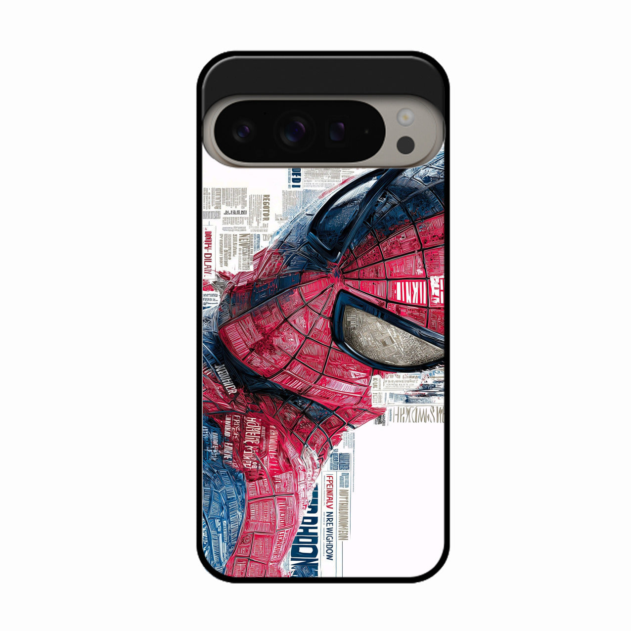 Red Blue Web Hero Glass Phone Cover for Google Pixel 9 Pro Xl