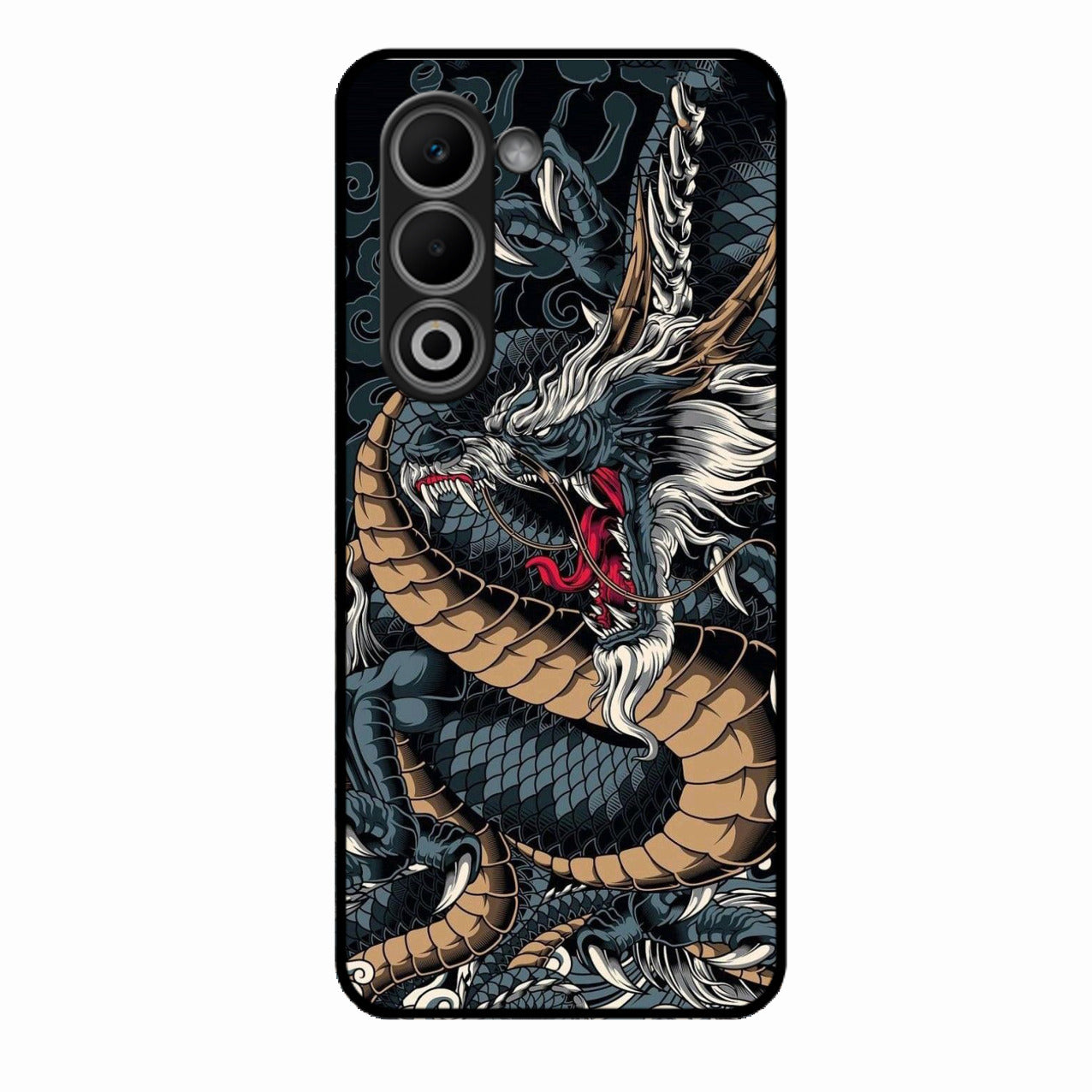 Midnight Dragon Glass Phone Case for Oppo K13X 5G