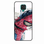 Red Blue Web Hero Glass Phone Cover for Redmi Note 9 Pro - ShopOnCliQ