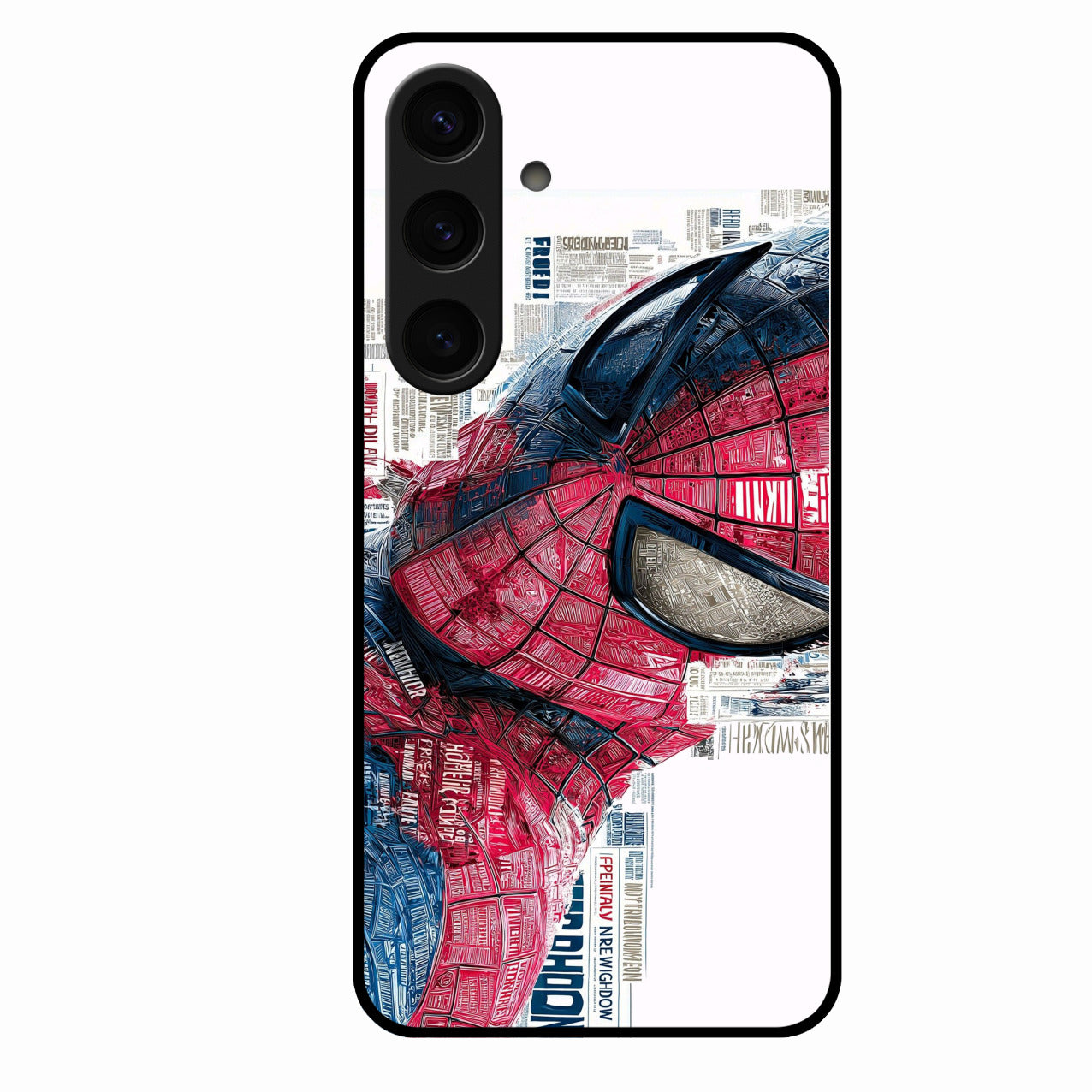 Red Blue Web Hero Glass Phone Cover for Samsung Galaxy S24 5G