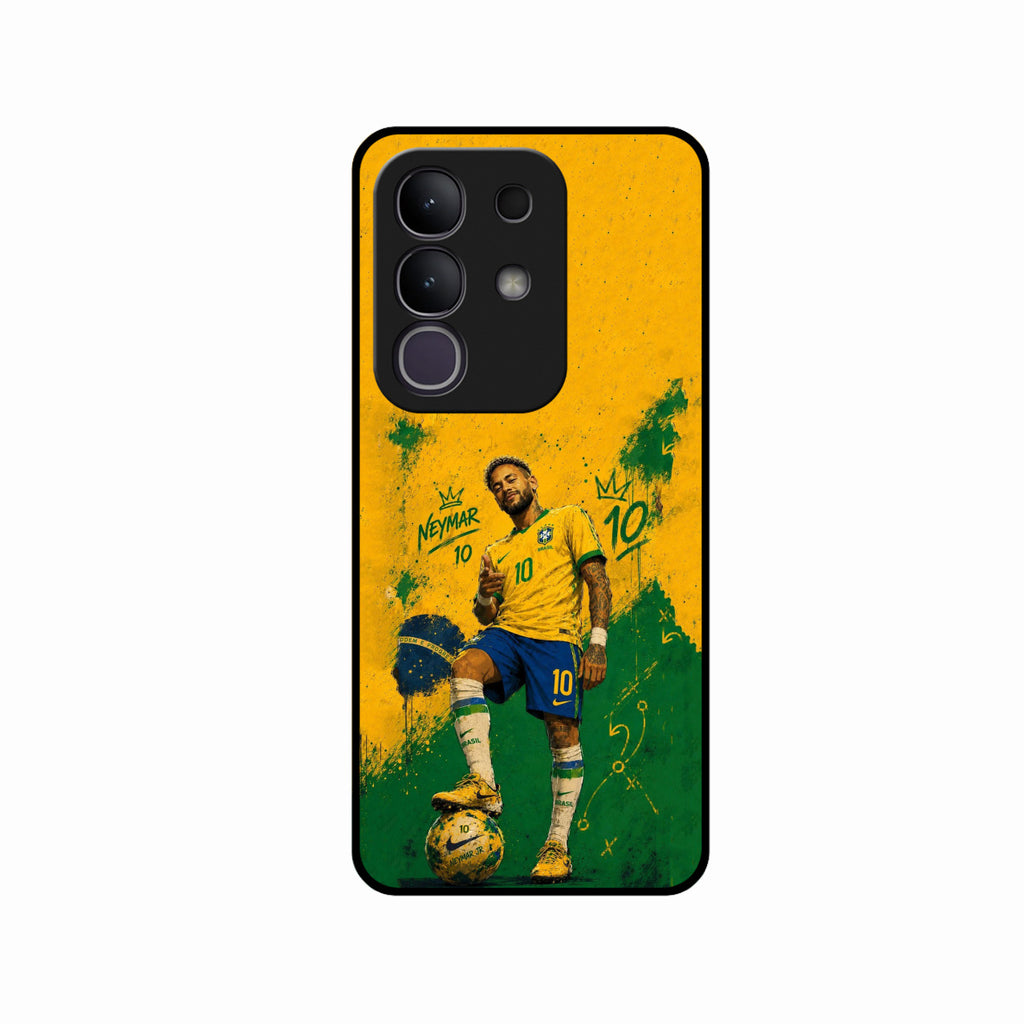 Golden Striker Glass Phone Case for iQOO Z10x 5G
