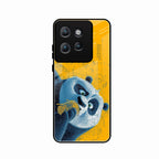 Cute Panda Sketch Premium Glass Phone Case for Motorola Edge 50 Neo