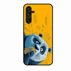 Cute Panda Sketch Premium Glass Phone Case for Samsung Galaxy F16 5G