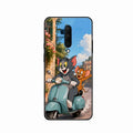 Cartoon Scooter Adventure Premium Glass Phone Case for Oneplus 7T Pro