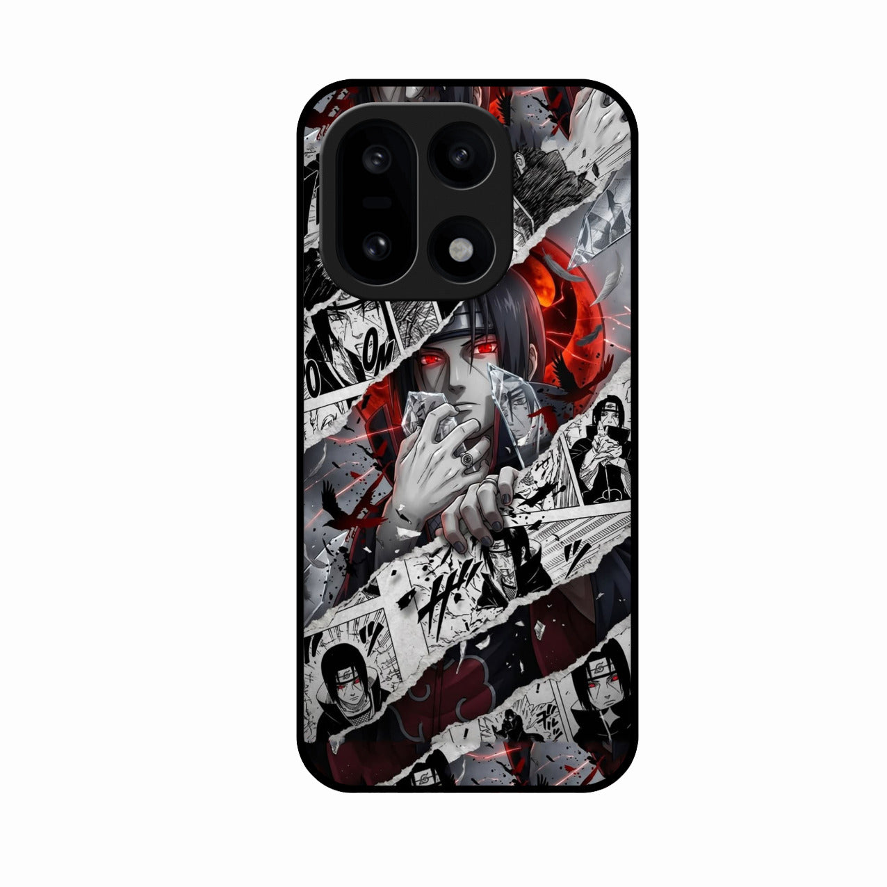 Itachi Uchiha Manga Collage Glass Phone Case for OnePlus 15 5G