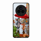 Rainy Day Cartoon Glass Phone Case for Realme 14 Pro 5G