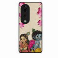 Krishna Eternal Lotus Glass Case for Vivo T3 Ultra