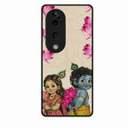 Krishna Eternal Lotus Glass Case for Vivo T3 Ultra
