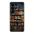 Colorful Bookshelf Art Glass Case Cover for iQOO 7 Legend 5G