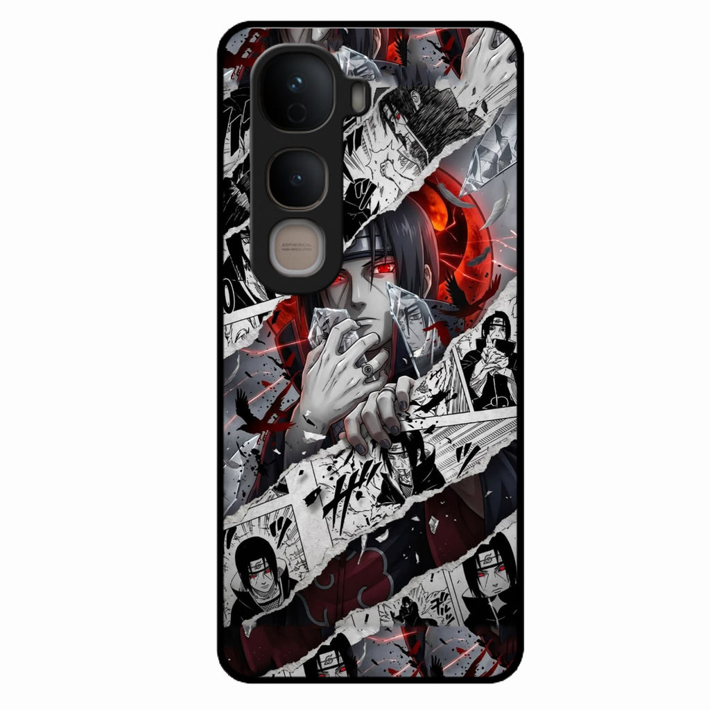Itachi Uchiha Manga Collage Glass Phone Case for Vivo Y400 Pro 5G
